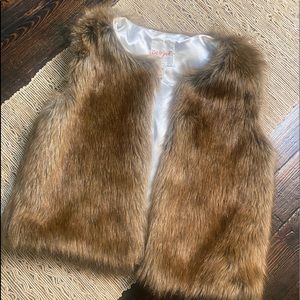 Faux Fur Girls Vest